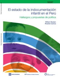 cover of the book El estado de la indocumentación infantil en el Perú. Hallazgos y propuestas de política