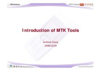 cover of the book Introduction of MTK Tools