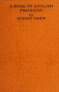 cover of the book A Book of English Prosody