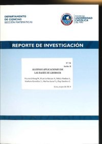 cover of the book Algunas aplicaciones de las bases de Gröbner