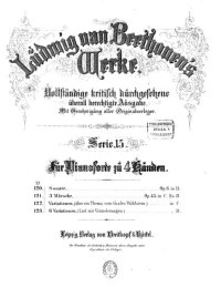 cover of the book Variationen über ein Thema vom Grafen von Waldstein in C