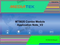 cover of the book MT6620 Combo Module Application Note