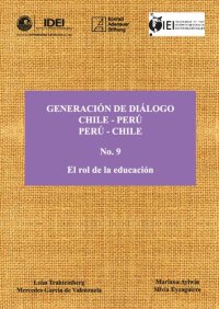 cover of the book Generación de Diálogo Chile-Perú / Perú-Chile. El rol de la educación