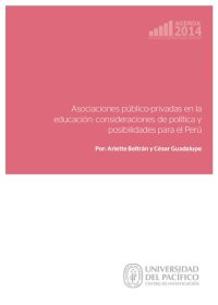 cover of the book Asociaciones público-privadas en la educación: consideraciones de política y posibilidades para el Perú