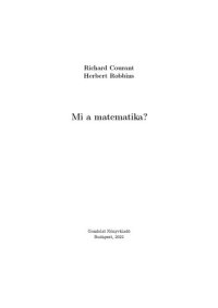 cover of the book Mi a matematika?