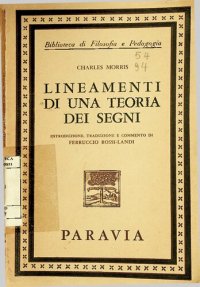 cover of the book Lineamenti di una teoria dei segni