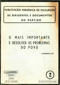 cover of the book O mais importante é resolver os problemas do Povo