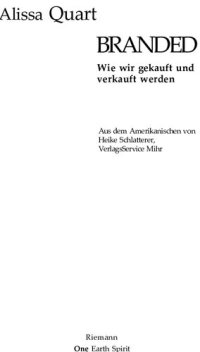 cover of the book Branded wie wir gekauft und verkauft werden