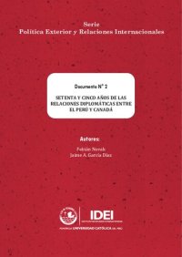 cover of the book Setenta y cinco años de las relaciones diplomáticas entre el Perú y Canadá