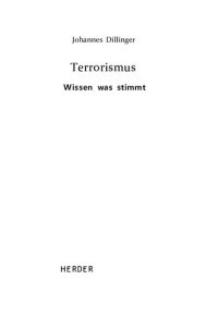 cover of the book Terrorismus : wissen was stimmt