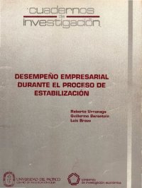 cover of the book Desempeño empresarial durante el proceso de estabilización