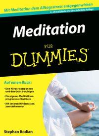 cover of the book Meditation f&uuml;r Dummies