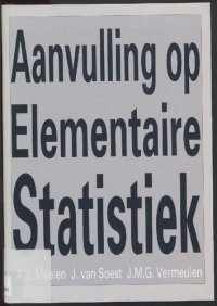 cover of the book Aanvulling op elementaire statistiek