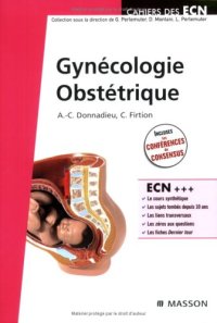 cover of the book Gynécologie - Obstétrique (French Edition)