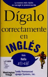 cover of the book Dg̕alo correctamente en inglš