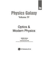 cover of the book Physics Galaxy 2020-21: Vol. 4 - Optics & Modern Physics 2e