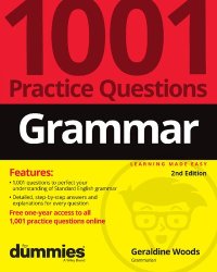 cover of the book Grammar: 1001 Practice Questions For Dummies (+ Free Online Practice)