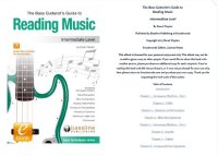 cover of the book The Bass Guitarist's Guide To Reading Music. Intermediate Level.