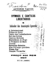 cover of the book Hymnos e canticos libertarios