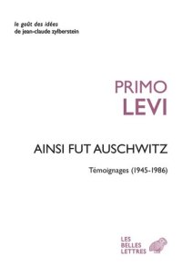 cover of the book Ainsi fut Auschwitz