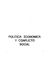 cover of the book Política económica y conflicto social