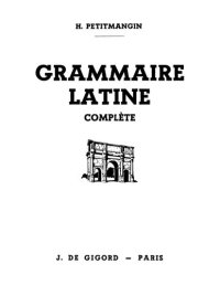 cover of the book Grammaire latine (complète)