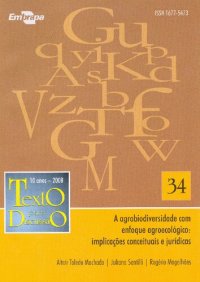 cover of the book A agrobiodiversidade com enfoque agroecológico: implicações conceituais e jurídicas