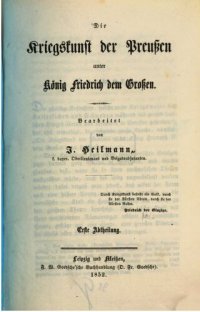 cover of the book Die Kriegskunst der Preußen unter König Friedrich dem Großen