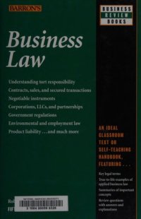 cover of the book Business Law