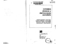 cover of the book Consejos obreros y democracia socialista