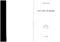 cover of the book L'uso estetico del linguaggio