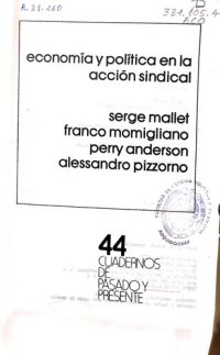 cover of the book Economía y política en la acción sindical