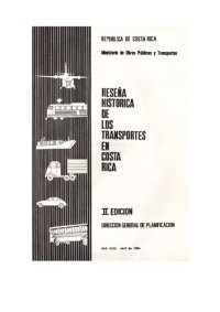 cover of the book Reseña histórica de los transportes en Costa Rica