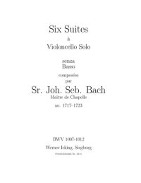 cover of the book Six Suites A Violoncello Solo