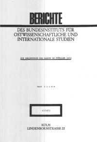 cover of the book Die Sowjetunion und Nahost im Frühjahr 1973