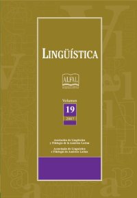 cover of the book Lingüística. Volumen 19