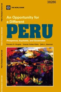 cover of the book An opportunity for a different Peru. Prosperous, equitable, and governable