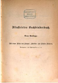 cover of the book L. Brades illustriertes Buchbinderbuch