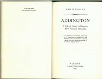 cover of the book Addington: A Life of Henry Addington, First Viscount Sidmouth