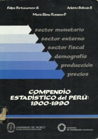 cover of the book Compendio estadístico del Perú: 1900-1990