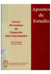 cover of the book Casos peruanos de negocios internacionales