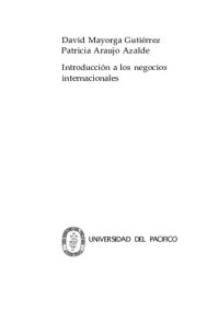 cover of the book Introducción a los negocios internacionales