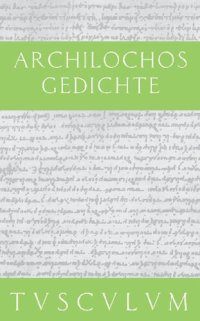 cover of the book Archilochos: Gedichte