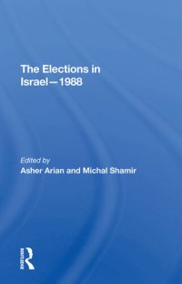 cover of the book The Elections in Israel--1988