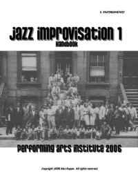 cover of the book Jazz Improvisation 1. Handbook.