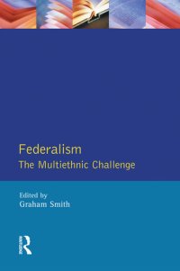 cover of the book Federalism: The Multiethnic Challenge