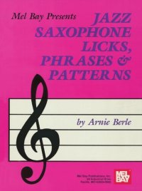 cover of the book Jazz Saxophone Licks, Phrases & Patterns.