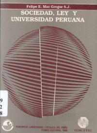 cover of the book Sociedad, ley y universidad peruana