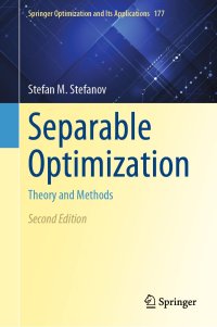 cover of the book Separable Optimization: Theory and Methods