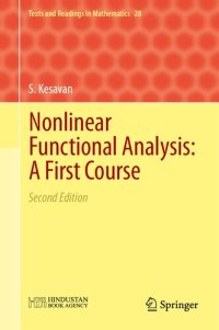 cover of the book Nonlinear Functional Analysis - A First Course